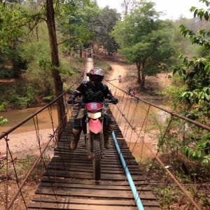 high and dry  - off-road motorcycle Enduro Tours Chiang Mai Thailand
