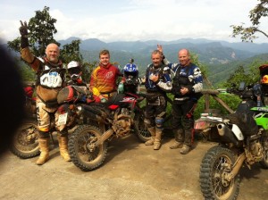 best view  - off-road motorcycle Enduro Tours Chiang Mai Thailand