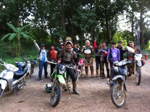 small groups  - off-road motorcycle Enduro Tours Chiang Mai Thailand